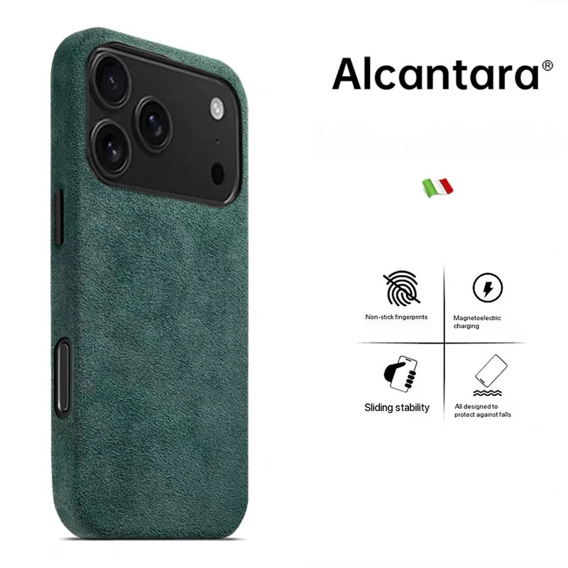 SERAVÉL™ – Alcantara MagSafe Case for iPhone 16 | 17 Pro Max