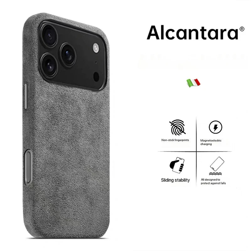 SERAVÉL™ – Alcantara MagSafe Case for iPhone 16 | 17 Pro Max