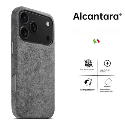 SERAVÉL™ – Alcantara MagSafe Case for iPhone 16 | 17 Pro Max